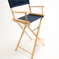 Bar Height (30″) Director’s Chair – Gold Medal Classic Natural Finish