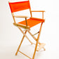 Bar Height (30″) Director’s Chair – Gold Medal Classic Natural Finish
