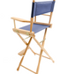 Bar Height (30″) Director’s Chair – Gold Medal Classic Natural Finish