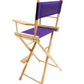Bar Height (30″) Director’s Chair – Gold Medal Classic Natural Finish