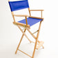 Bar Height (30″) Director’s Chair – Gold Medal Classic Natural Finish