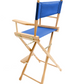 Bar Height (30″) Director’s Chair – Gold Medal Classic Natural Finish