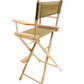 Bar Height (30″) Director’s Chair – Gold Medal Classic Natural Finish