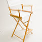 Bar Height (30″) Director’s Chair – Gold Medal Classic Natural Finish