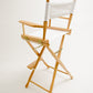 Bar Height (30″) Director’s Chair – Gold Medal Classic Natural Finish