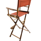 Bar Height (30″) Director’s Chair – Gold Medal Classic Walnut Finish