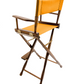 Bar Height (30″) Director’s Chair – Gold Medal Classic Walnut Finish
