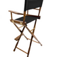 Bar Height (30″) Director’s Chair – Gold Medal Classic Walnut Finish