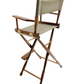 Bar Height (30″) Director’s Chair – Gold Medal Classic Walnut Finish