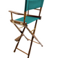 Bar Height (30″) Director’s Chair – Gold Medal Classic Walnut Finish