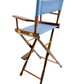 Bar Height (30″) Director’s Chair – Gold Medal Classic Walnut Finish