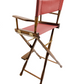 Bar Height (30″) Director’s Chair – Gold Medal Classic Walnut Finish