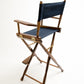Bar Height (30″) Director’s Chair – Gold Medal Classic Walnut Finish
