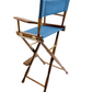 Bar Height (30″) Director’s Chair – Gold Medal Classic Walnut Finish