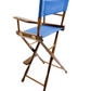 Bar Height (30″) Director’s Chair – Gold Medal Classic Walnut Finish