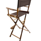 Bar Height (30″) Director’s Chair – Gold Medal Classic Walnut Finish