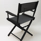 Table Height (18″) Director’s Chair – Gold Medal Commercial Black Finish