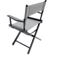 Table Height (18″) Director’s Chair – Gold Medal Commercial Black Finish