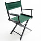 Table Height (18″) Director’s Chair – Gold Medal Commercial Black Finish