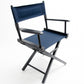 Table Height (18″) Director’s Chair – Gold Medal Commercial Black Finish