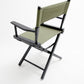 Table Height (18″) Director’s Chair – Gold Medal Commercial Black Finish
