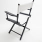 Table Height (18″) Director’s Chair – Gold Medal Commercial Black Finish