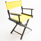Table Height (18″) Director’s Chair – Gold Medal Commercial Black Finish