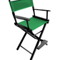 Counter Height (24″) Director’s Chair – Gold Medal Commercial Black Finish