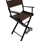 Counter Height (24″) Director’s Chair – Gold Medal Commercial Black Finish