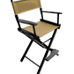 Counter Height (24″) Director’s Chair – Gold Medal Commercial Black Finish